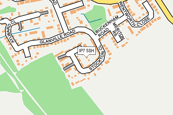 IP7 5SH map - OS OpenMap – Local (Ordnance Survey)