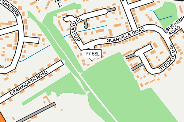 IP7 5SL map - OS OpenMap – Local (Ordnance Survey)