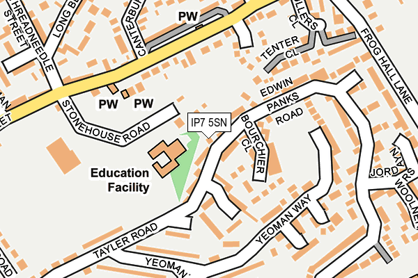 IP7 5SN map - OS OpenMap – Local (Ordnance Survey)