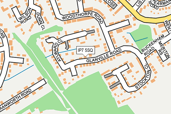 IP7 5SQ map - OS OpenMap – Local (Ordnance Survey)