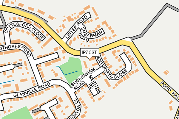 IP7 5ST map - OS OpenMap – Local (Ordnance Survey)