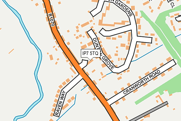 IP7 5TQ map - OS OpenMap – Local (Ordnance Survey)