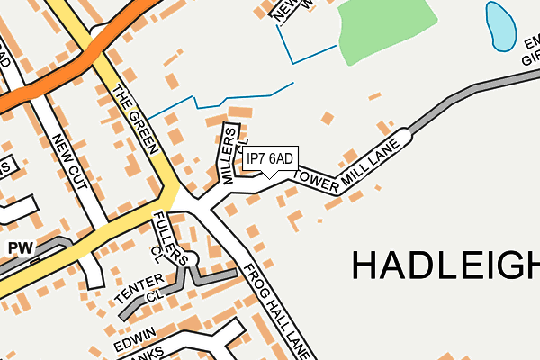 IP7 6AD map - OS OpenMap – Local (Ordnance Survey)