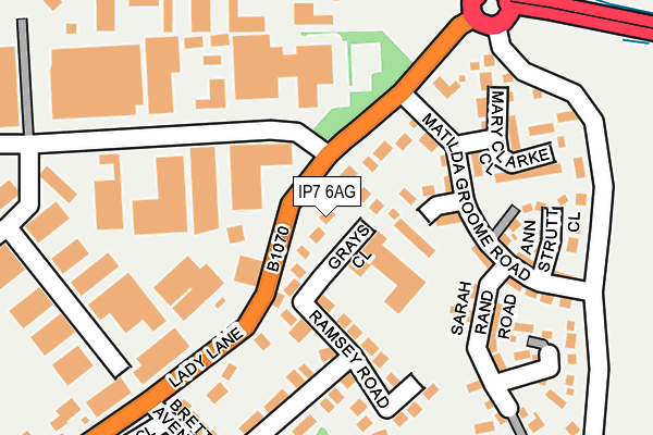 IP7 6AG map - OS OpenMap – Local (Ordnance Survey)