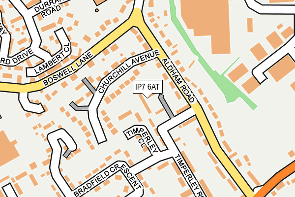 IP7 6AT map - OS OpenMap – Local (Ordnance Survey)