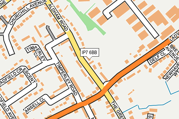 IP7 6BB map - OS OpenMap – Local (Ordnance Survey)