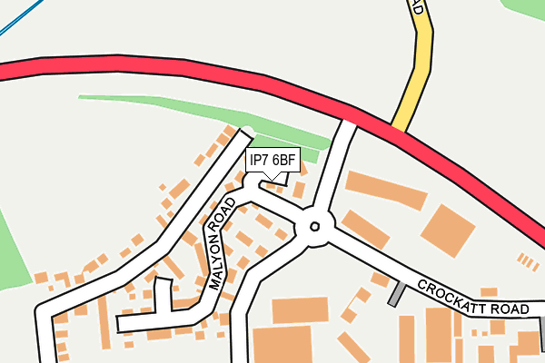 IP7 6BF map - OS OpenMap – Local (Ordnance Survey)