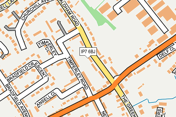 IP7 6BJ map - OS OpenMap – Local (Ordnance Survey)