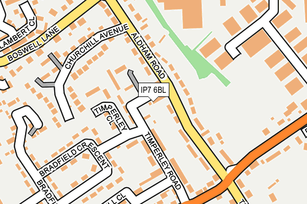 IP7 6BL map - OS OpenMap – Local (Ordnance Survey)