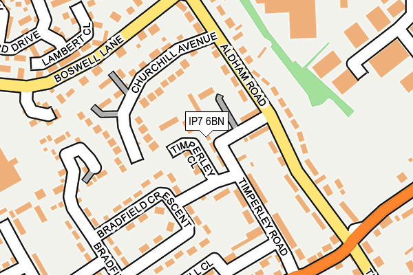 IP7 6BN map - OS OpenMap – Local (Ordnance Survey)