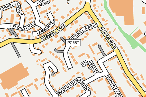 IP7 6BT map - OS OpenMap – Local (Ordnance Survey)