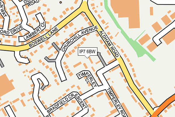 IP7 6BW map - OS OpenMap – Local (Ordnance Survey)