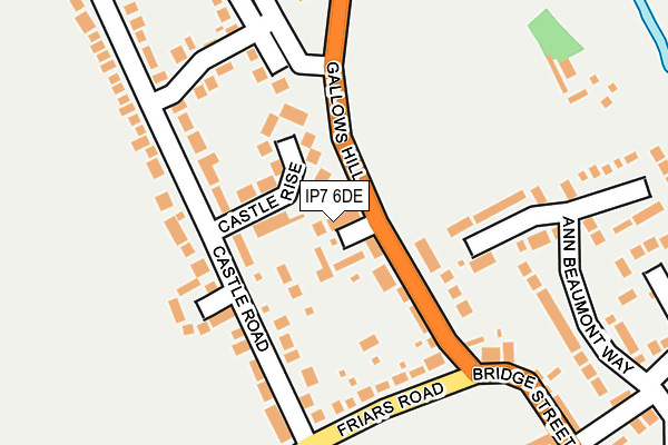 IP7 6DE map - OS OpenMap – Local (Ordnance Survey)
