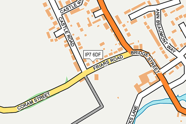 IP7 6DF map - OS OpenMap – Local (Ordnance Survey)