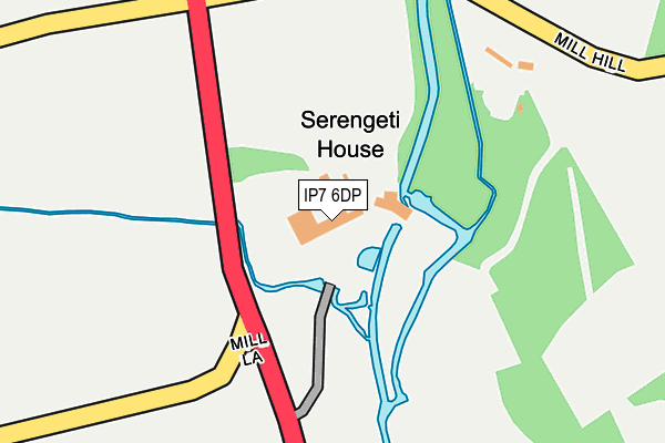 IP7 6DP map - OS OpenMap – Local (Ordnance Survey)