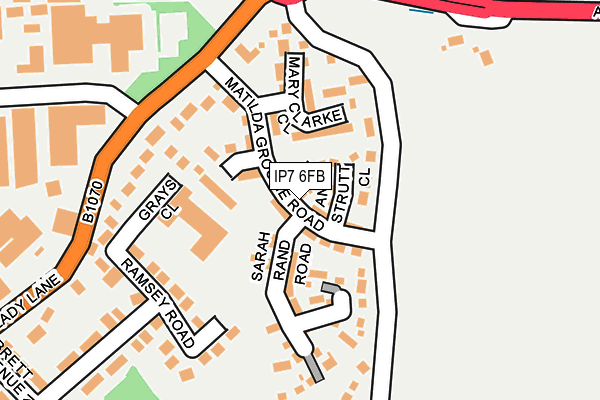 IP7 6FB map - OS OpenMap – Local (Ordnance Survey)