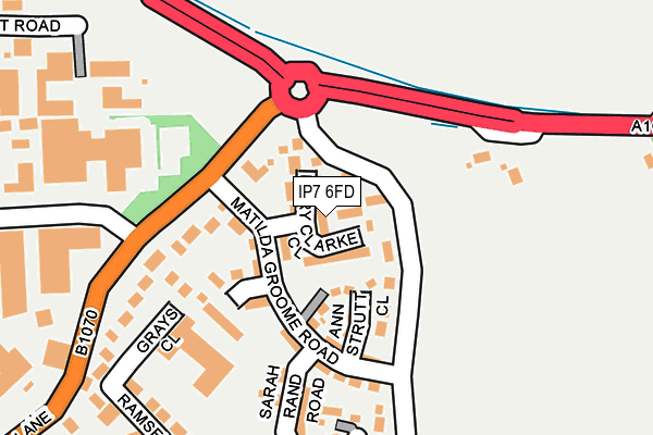 IP7 6FD map - OS OpenMap – Local (Ordnance Survey)