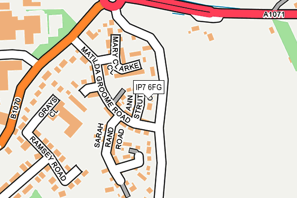IP7 6FG map - OS OpenMap – Local (Ordnance Survey)
