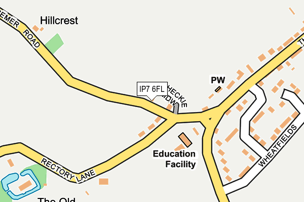 IP7 6FL map - OS OpenMap – Local (Ordnance Survey)