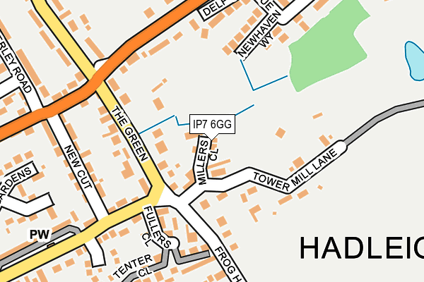 IP7 6GG map - OS OpenMap – Local (Ordnance Survey)