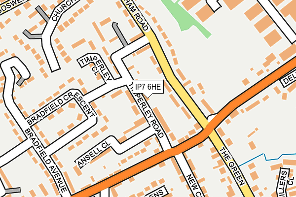IP7 6HE map - OS OpenMap – Local (Ordnance Survey)