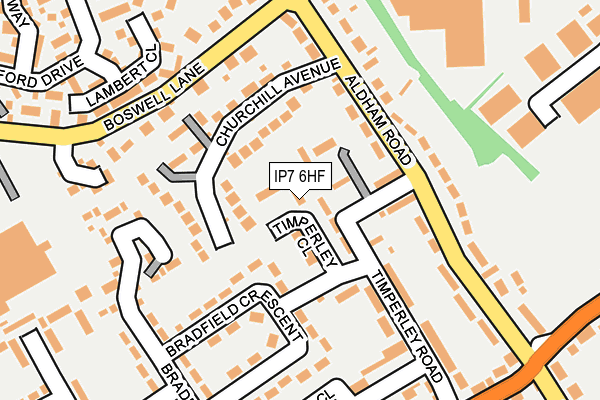IP7 6HF map - OS OpenMap – Local (Ordnance Survey)