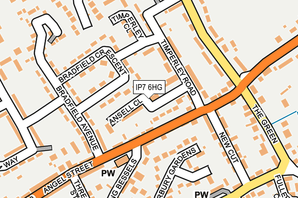 IP7 6HG map - OS OpenMap – Local (Ordnance Survey)