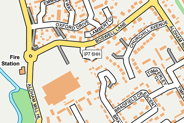 IP7 6HH map - OS OpenMap – Local (Ordnance Survey)