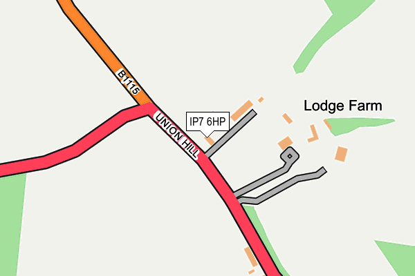 IP7 6HP map - OS OpenMap – Local (Ordnance Survey)