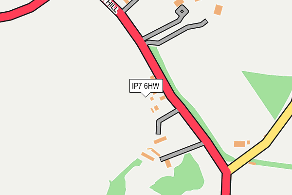 IP7 6HW map - OS OpenMap – Local (Ordnance Survey)