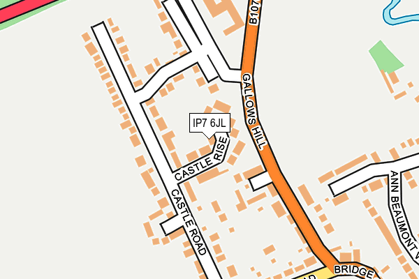 IP7 6JL map - OS OpenMap – Local (Ordnance Survey)