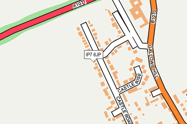 IP7 6JP map - OS OpenMap – Local (Ordnance Survey)