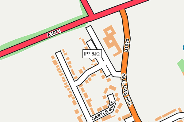 IP7 6JQ map - OS OpenMap – Local (Ordnance Survey)