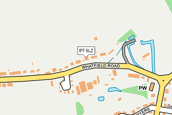 IP7 6LZ map - OS OpenMap – Local (Ordnance Survey)