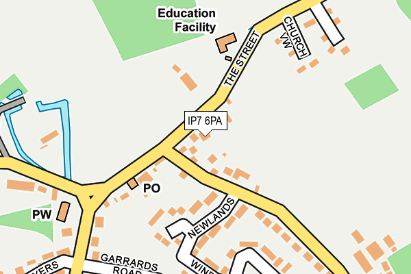 IP7 6PA map - OS OpenMap – Local (Ordnance Survey)