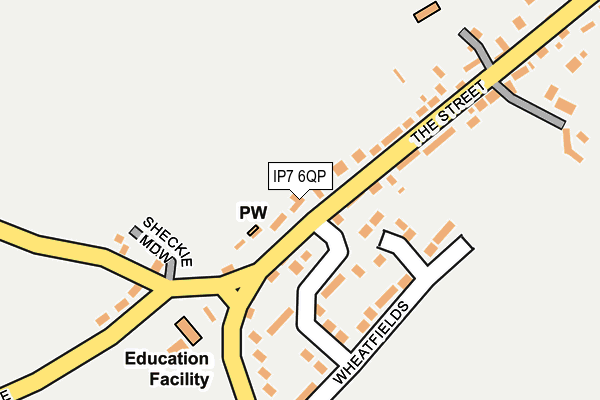 IP7 6QP map - OS OpenMap – Local (Ordnance Survey)