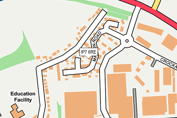 IP7 6RE map - OS OpenMap – Local (Ordnance Survey)