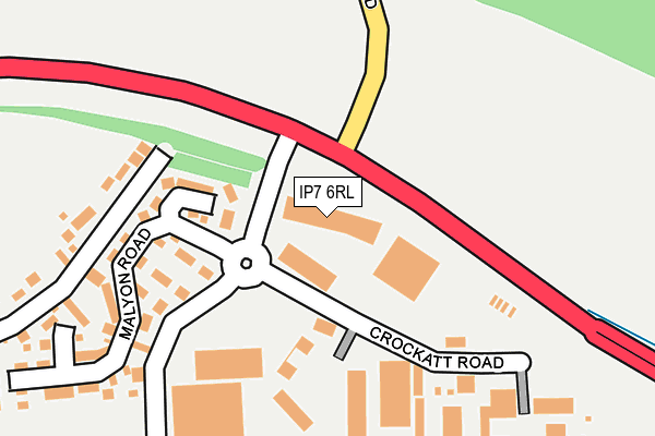 IP7 6RL map - OS OpenMap – Local (Ordnance Survey)