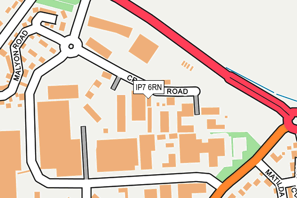 IP7 6RN map - OS OpenMap – Local (Ordnance Survey)