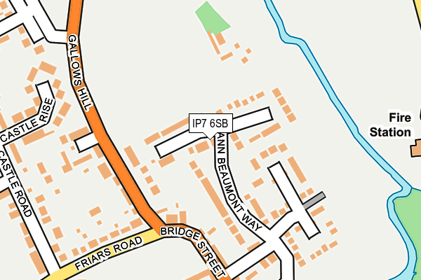 IP7 6SB map - OS OpenMap – Local (Ordnance Survey)
