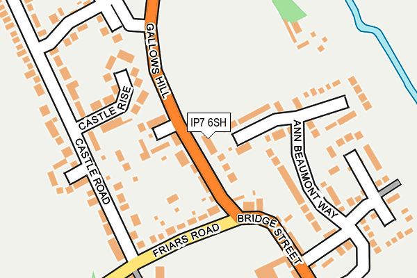 IP7 6SH map - OS OpenMap – Local (Ordnance Survey)