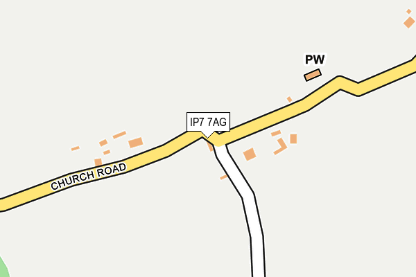 IP7 7AG map - OS OpenMap – Local (Ordnance Survey)