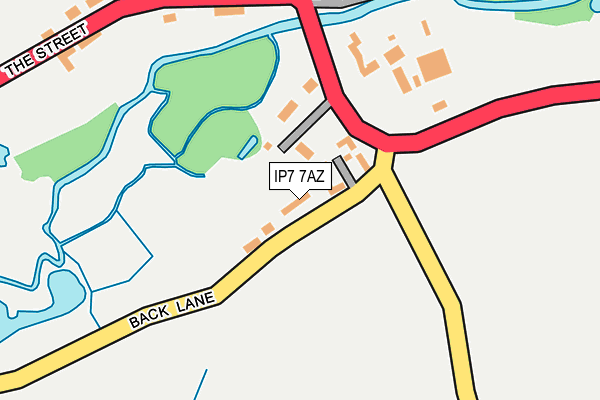 IP7 7AZ map - OS OpenMap – Local (Ordnance Survey)