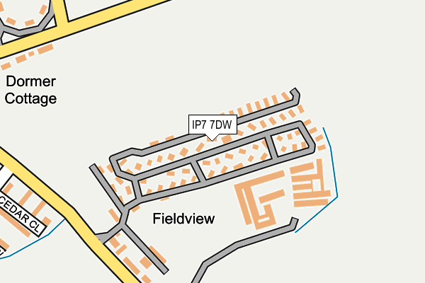 IP7 7DW map - OS OpenMap – Local (Ordnance Survey)