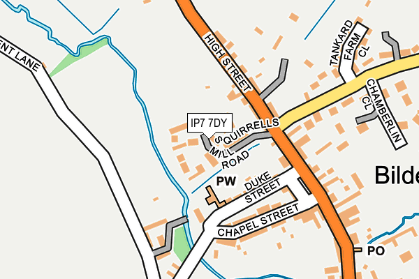 IP7 7DY map - OS OpenMap – Local (Ordnance Survey)