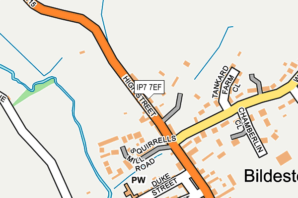 IP7 7EF map - OS OpenMap – Local (Ordnance Survey)