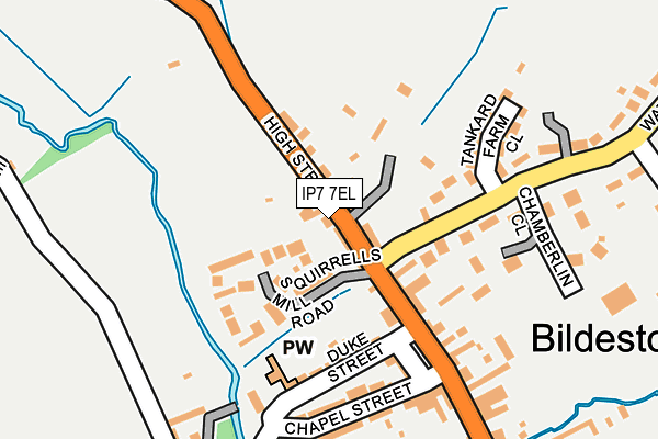 IP7 7EL map - OS OpenMap – Local (Ordnance Survey)
