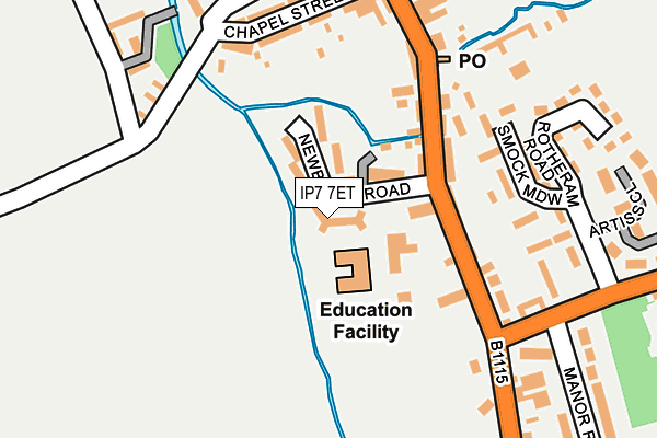 IP7 7ET map - OS OpenMap – Local (Ordnance Survey)