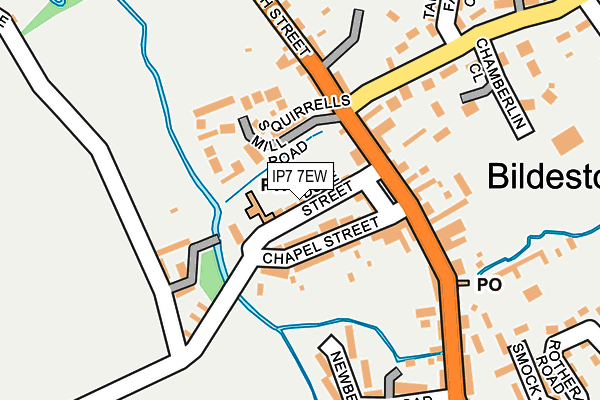 IP7 7EW map - OS OpenMap – Local (Ordnance Survey)