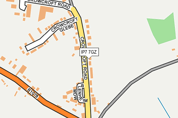 IP7 7GZ map - OS OpenMap – Local (Ordnance Survey)